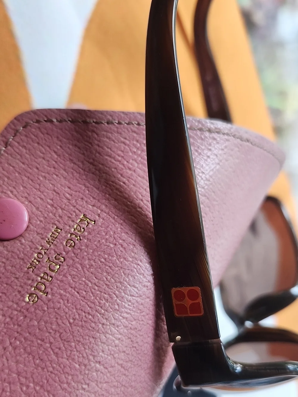 Kate Spade Sunglasses And Pink Case. Glasses Made In Itally. See All Pics